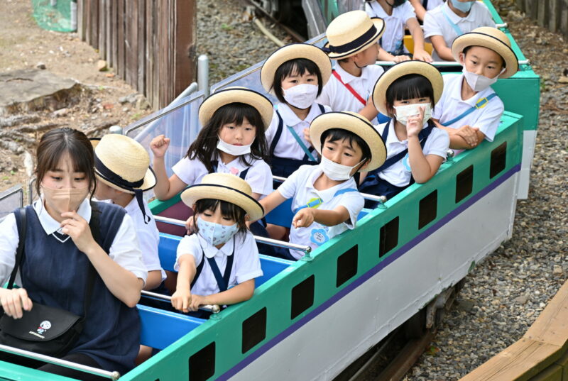 電車旅行（函館公園）